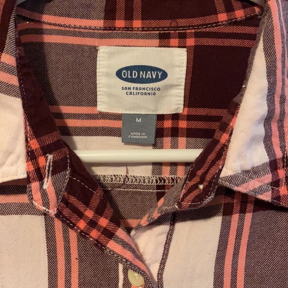 Old Navy flannel size M - Picture 2 of 5